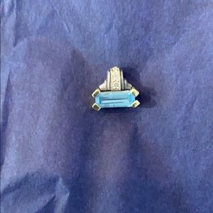 Lagos Silver Gold and Diamond Pendant